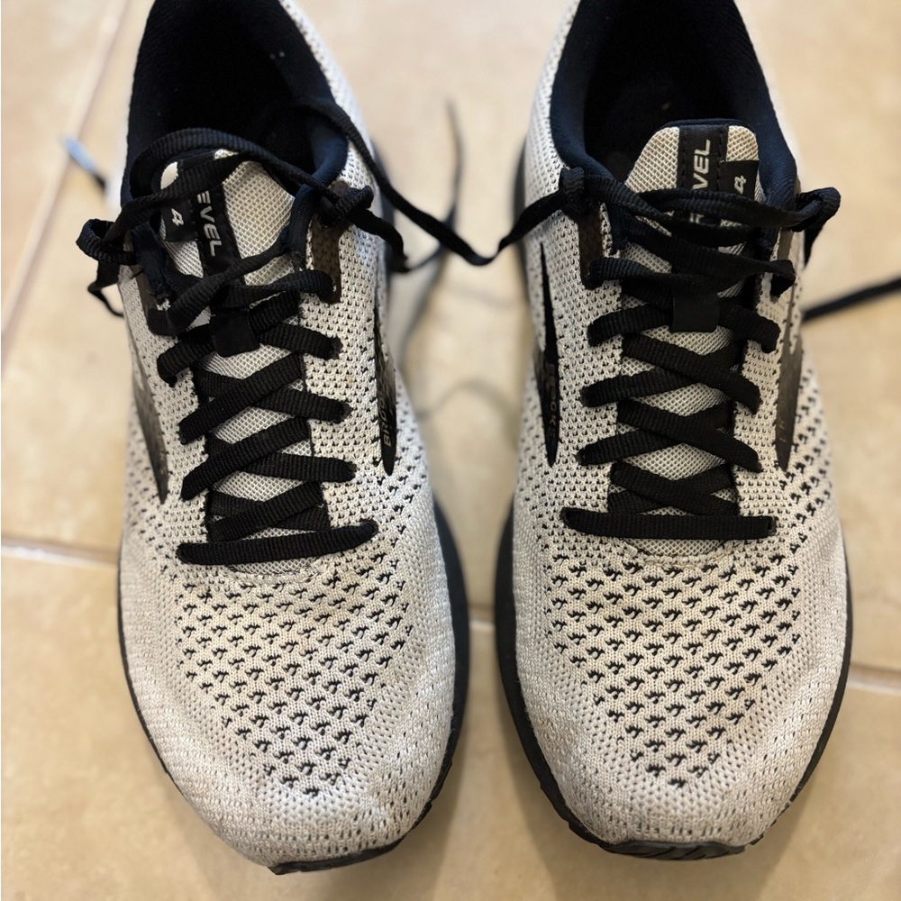 Women’s Brooks Revel 4 Black and White Running Shoes
